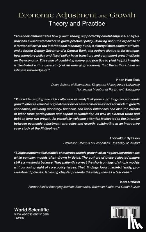 Villanueva, Delano S (Central Bank Of Philippines, Mariano, Robert S (S'pore Management Univ, Guinigundo, Diwa C (Central Bank Of Philippines - Economic Adjustment And Growth: Theory And Practice