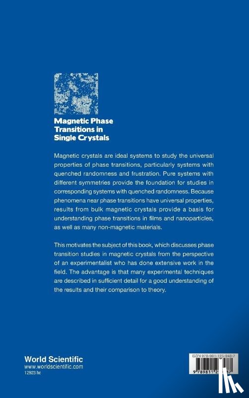 Belanger, Daivd P (Univ Of California - Magnetic Phase Transitions In Single Crystals