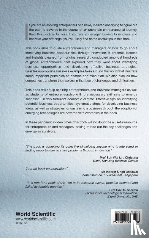 Boh, Wai Fong (Ntu, Ravindran, Thara (Ntu - Identifying Business Opportunities Through Innovation