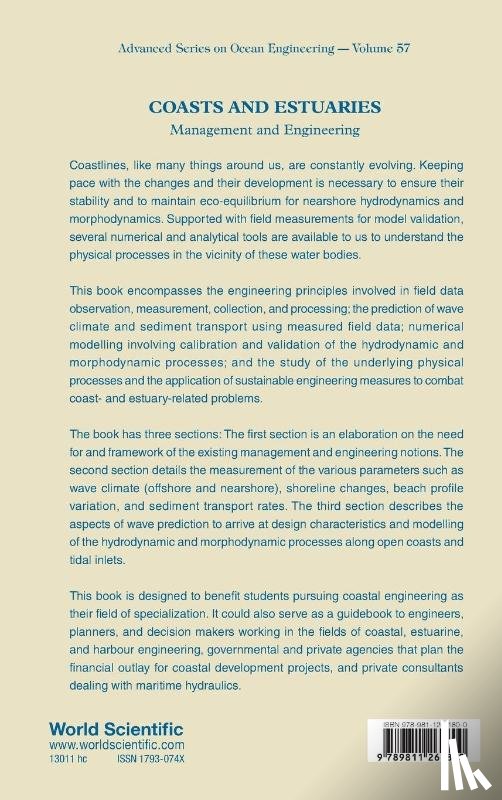 Sundar, Vallam (Indian Inst Of Technoloy Madras, Sannasiraj, S A (Indian Institute Of Technology Madras, Murali, K (Indian Inst Of Technology Madras - Coasts And Estuaries: Management And Engineering