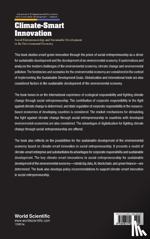  - Climate-smart Innovation: Social Entrepreneurship And Sustainable Development In The Environmental Economy