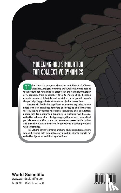  - Modeling And Simulation For Collective Dynamics