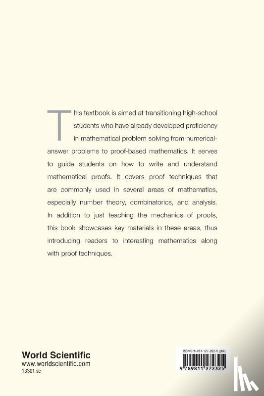 Simon Rubinstein-Salzedo - TRANSITION TO PROOFS