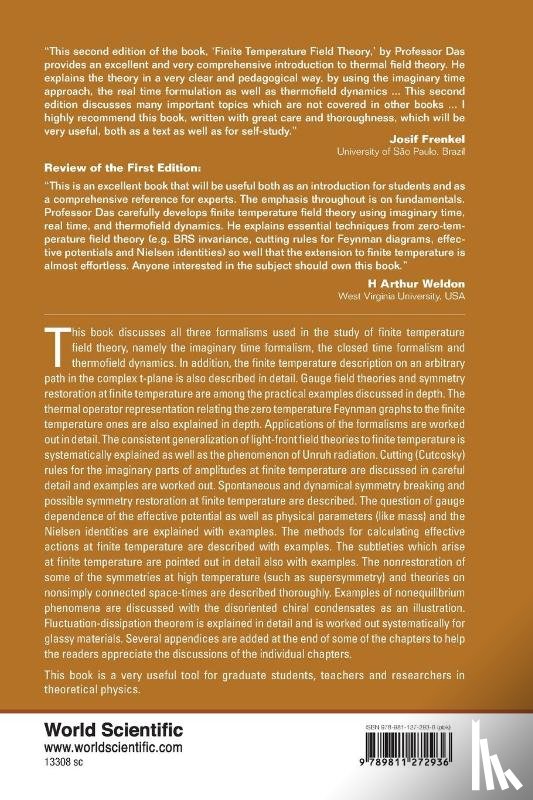 Das, Ashok (Univ Of Rochester - Finite Temperature Field Theory