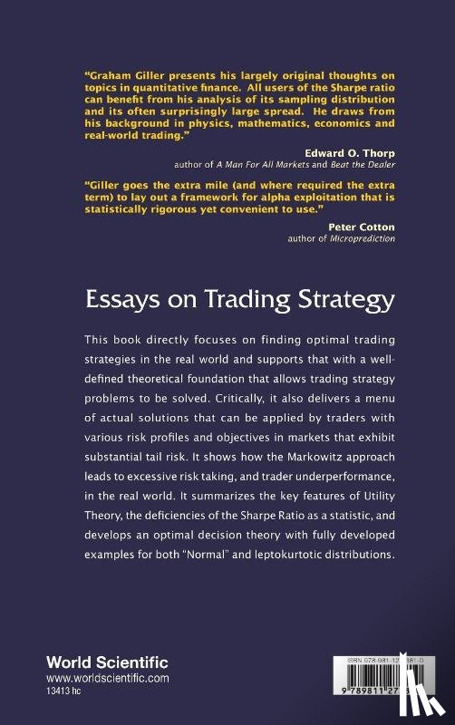 Giller, Graham L (Giller Inverstments - Essays On Trading Strategy