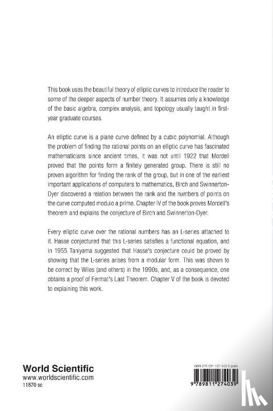 Milne James S - ELLIPTIC CURVES (2ND ED)