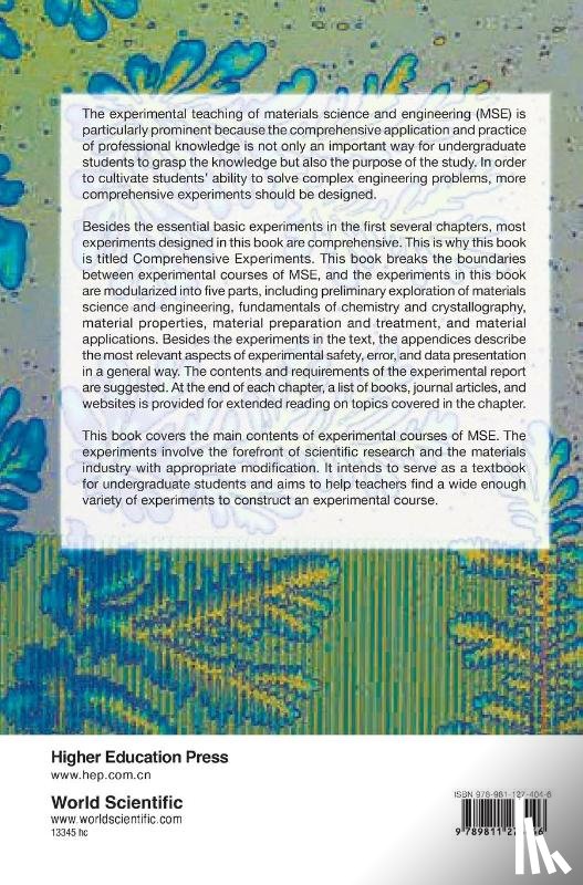 Ye, Fei (Southern University Of Science And Technology, Liao, Chengzhu (Southern University Of Science And Technology, Cheng, Hua (Southern University Of Science And Technology, Zhang, Jianbo (Southern University Of Science And Technology - Comprehensive Experiments For Materials Science And Engineering