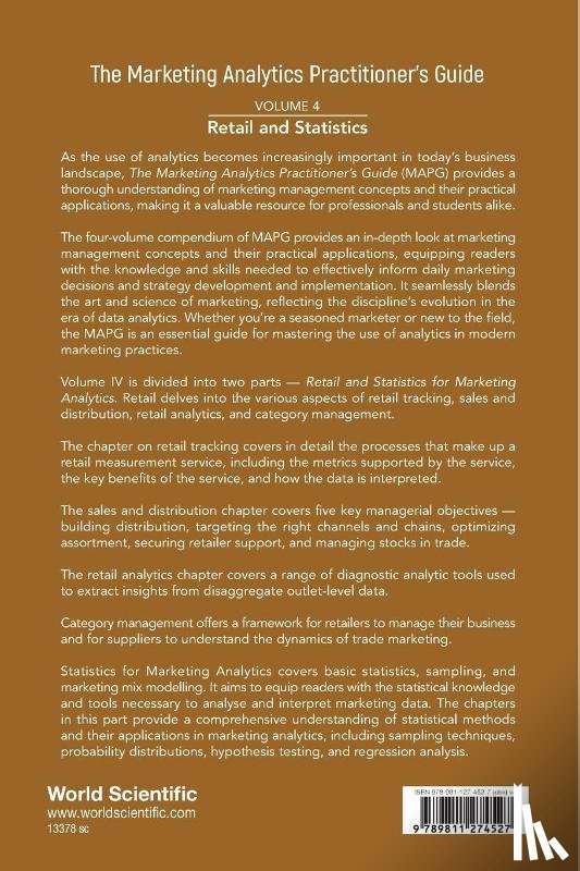 Charan, Ashok (Nus - Marketing Analytics Practitioner's Guide, The - Volume 4: Retail And Statistics