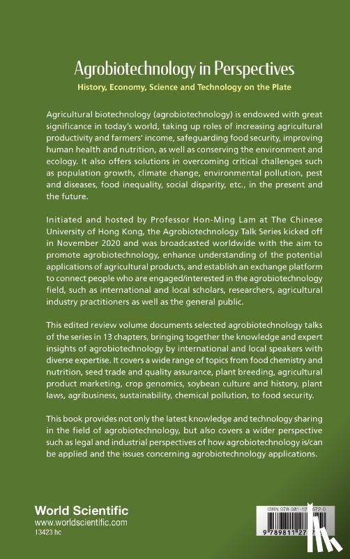 Lam Hon-Ming - AGROBIOTECHNOLOGY IN PERSPECTIVES