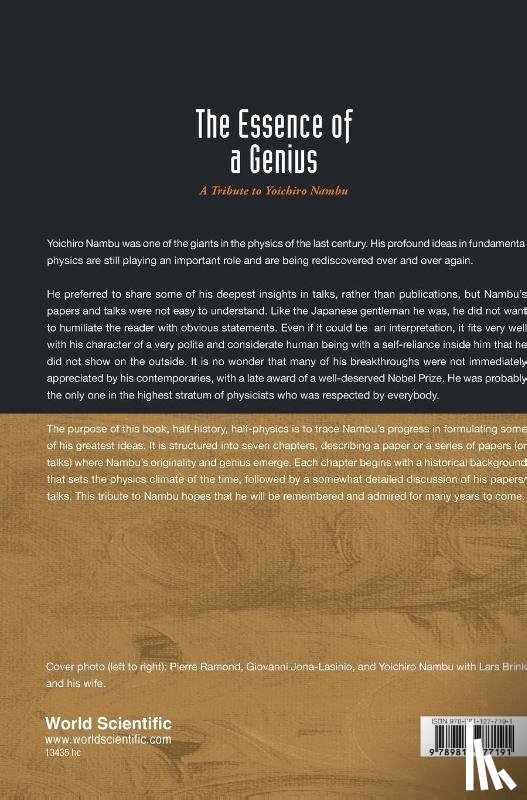 Brink, Lars (Chalmers University Of Technology, Ramond, Pierre (Univ Of Florida - Essence Of A Genius, The: A Tribute To Yoichiro Nambu