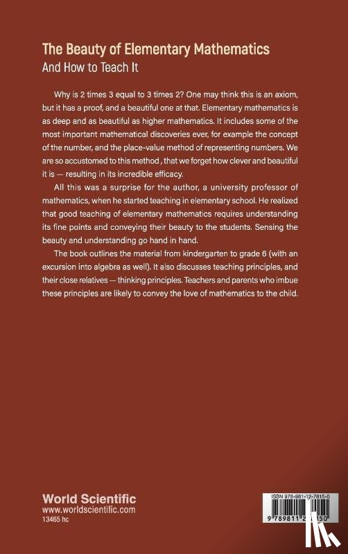 Aharoni, Ron (Technion - Beauty Of Elementary Mathematics, The: And How To Teach It