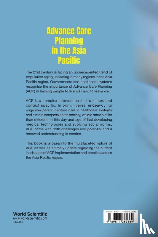 Raymond Ng, Diah Martina Cheng-Pei Lin - ADVANCE CARE PLANNING IN THE ASIA PACIFIC