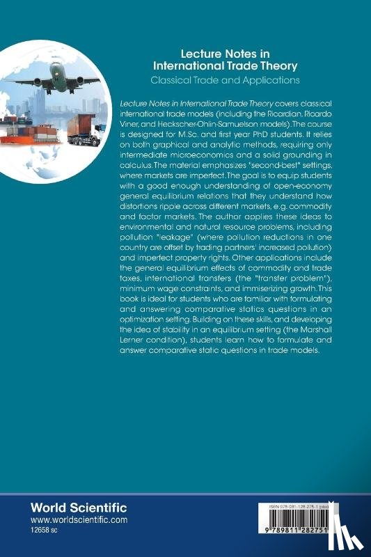 Larry S Karp - LECTURE NOTES IN INTERNATIONAL TRADE THEORY