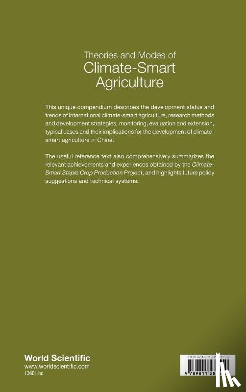 Yin, Xiaogang (China Agricultural University, Wang, Quanhui (Ministry Of Agriculture And Rural Affairs, Li, Bo (Ministry Of Agriculture And Rural Affairs - Theories And Modes Of Climate-smart Agriculture
