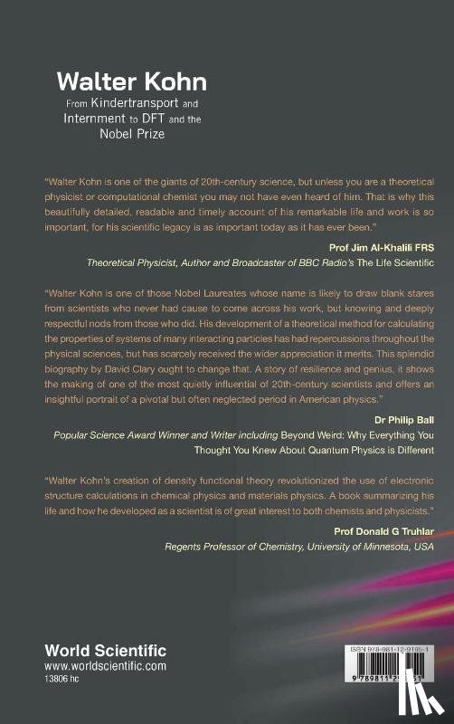 Clary, David C (University Of Oxford - Walter Kohn: From Kindertransport And Internment To Dft And The Nobel Prize