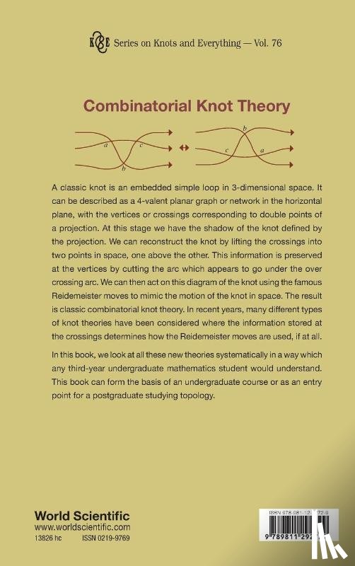 Fenn, Roger A (University Of Sussex - Combinatorial Knot Theory