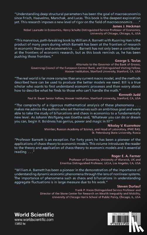 Barnett, William A (University Of Kansas - Economic Bifurcation And Chaos