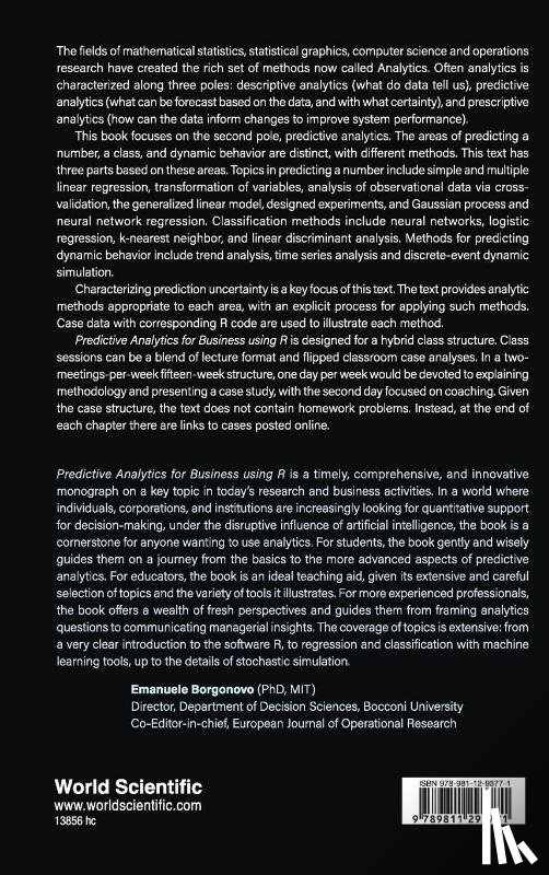 Barton, Russell R (The Pennsylvania State University - Predictive Analytics For Business Using R