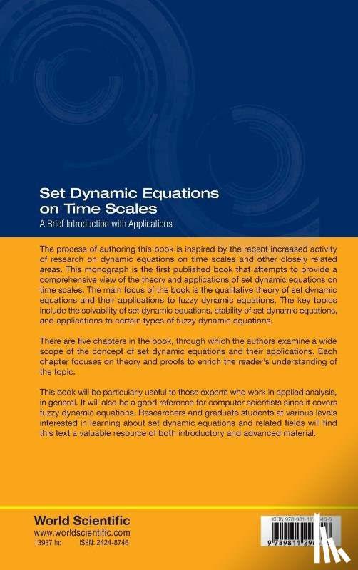 Hong Shihuang - SET DYNAMIC EQUATIONS ON TIME SCALES