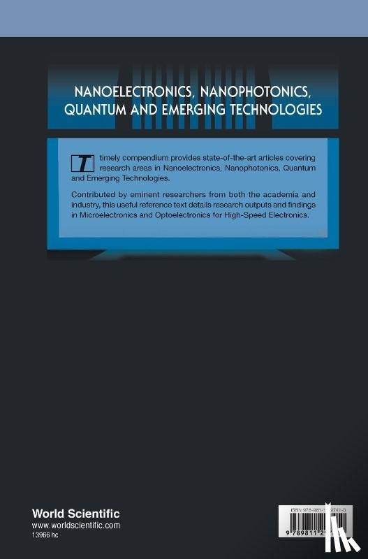  - Nanoelectronics, Nanophotonics, Quantum And Emerging Technologies