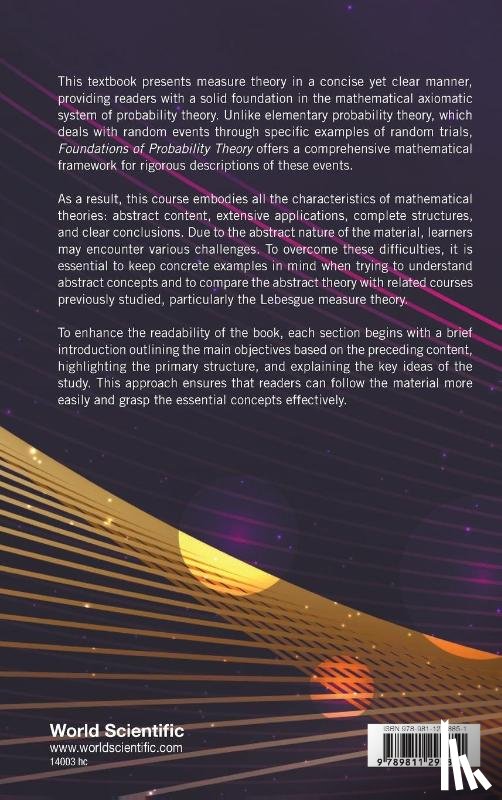 Feng-Yu Wang, Yong-Hua Mao - FOUNDATION OF PROBABILITY THEORY
