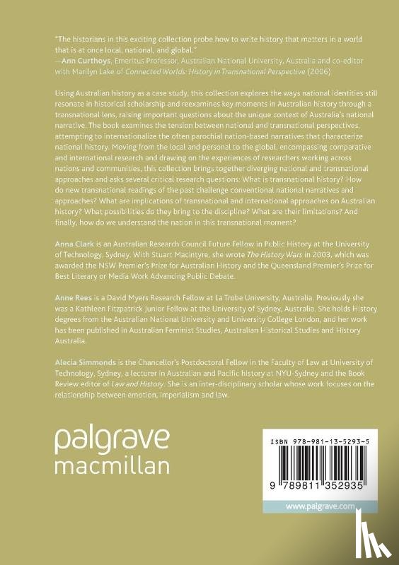  - Transnationalism, Nationalism and Australian History