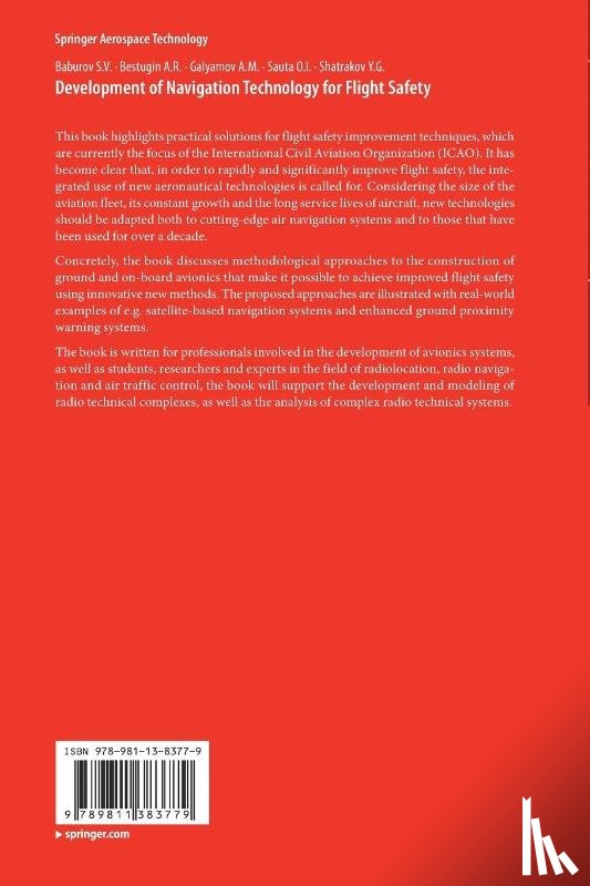 Baburov S.V., Bestugin A.R., Galyamov A.M., Sauta O.I. - Development of Navigation Technology for Flight Safety