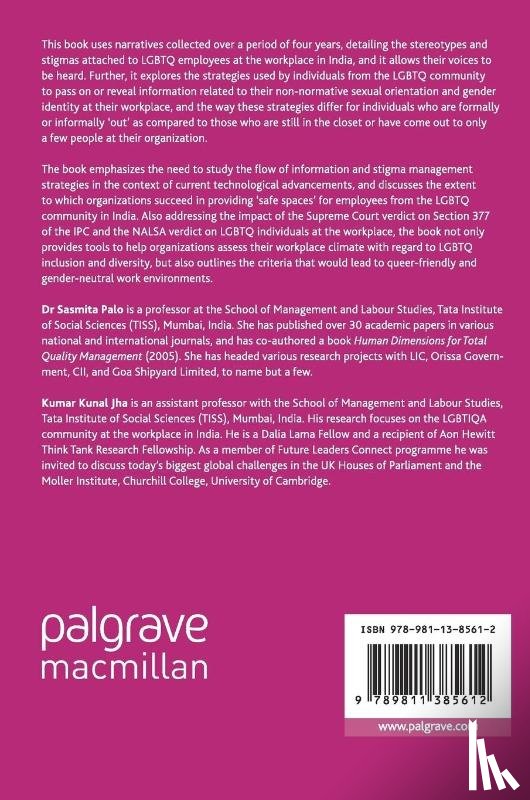 Palo, Sasmita, Jha, Kumar Kunal - Queer at Work