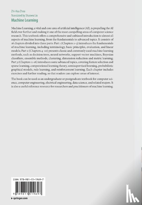 Zhou, Zhi-Hua - Machine Learning