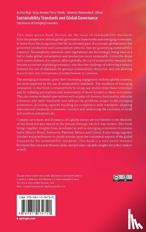  - Sustainability Standards and Global Governance
