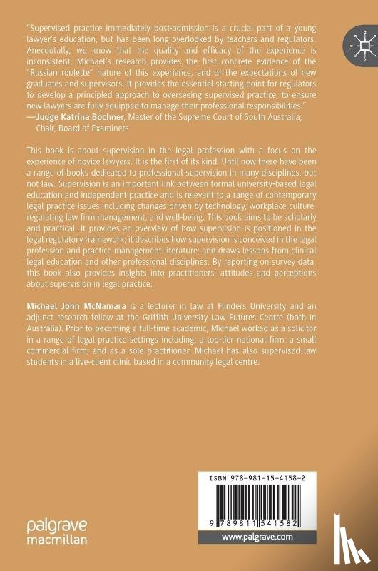 McNamara, Michael John - Supervision in the Legal Profession
