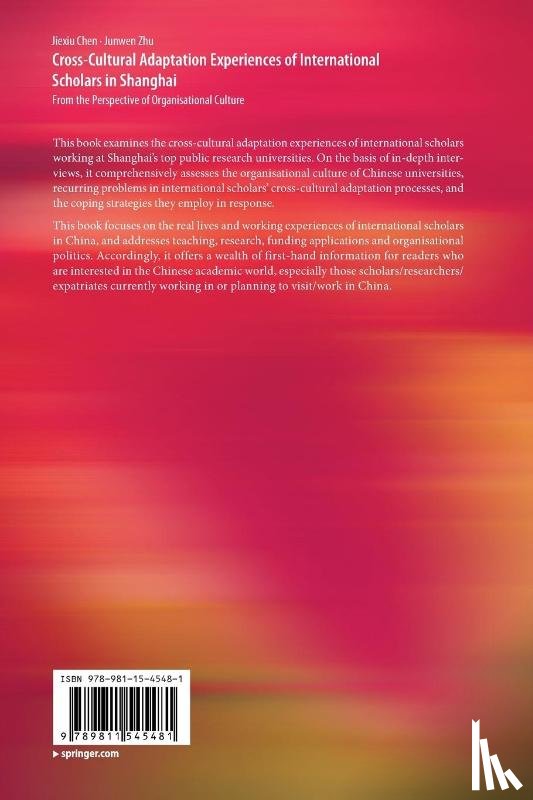 Chen, Jiexiu, Zhu, Junwen - Cross-Cultural Adaptation Experiences of International Scholars in Shanghai