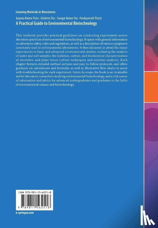 Patra, Jayanta Kumar, Das, Gitishree, Das, Swagat Kumar, Thatoi, Hrudayanath - A Practical Guide to Environmental Biotechnology