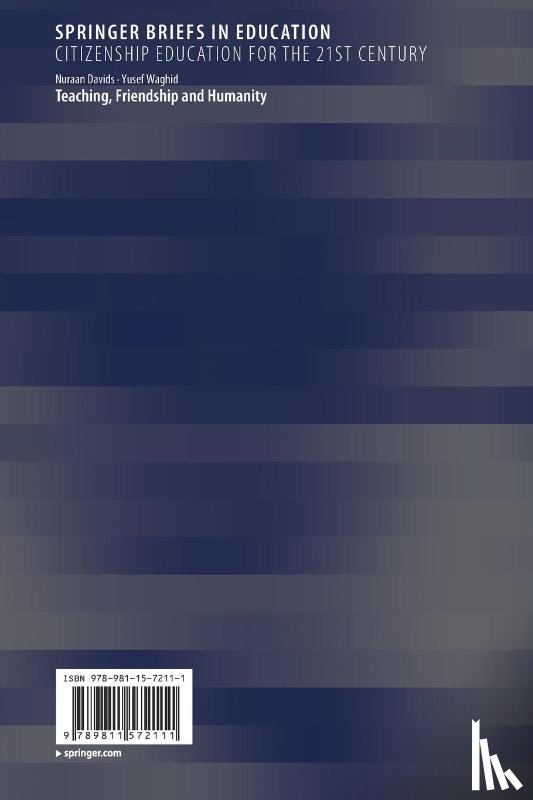 Davids, Nuraan, Waghid, Yusef - Teaching, Friendship and Humanity