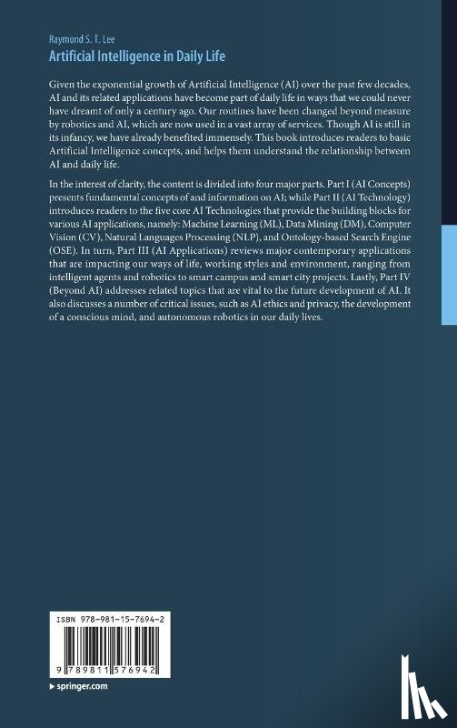 Lee, Raymond S. T. - Artificial Intelligence in Daily Life
