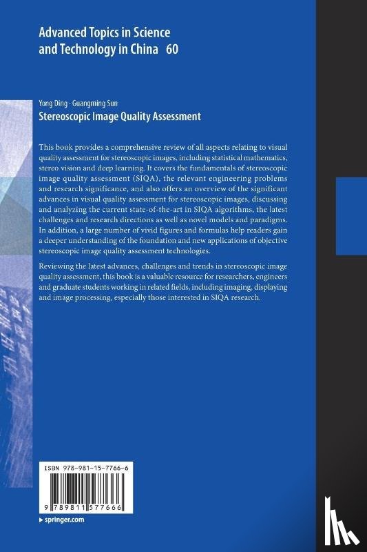 Ding, Yong, Sun, Guangming - Stereoscopic Image Quality Assessment