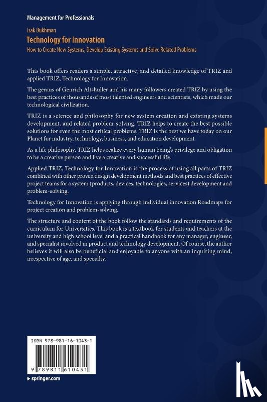 Bukhman, Isak - Technology for Innovation