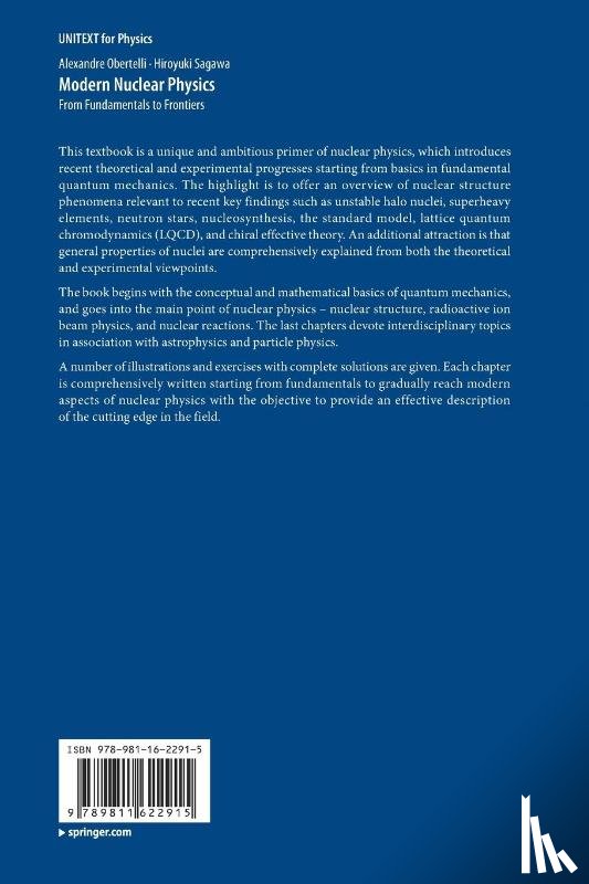 Obertelli, Alexandre, Sagawa, Hiroyuki - Modern Nuclear Physics