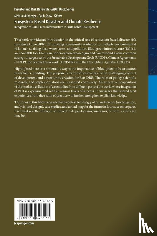  - Ecosystem-Based Disaster and Climate Resilience