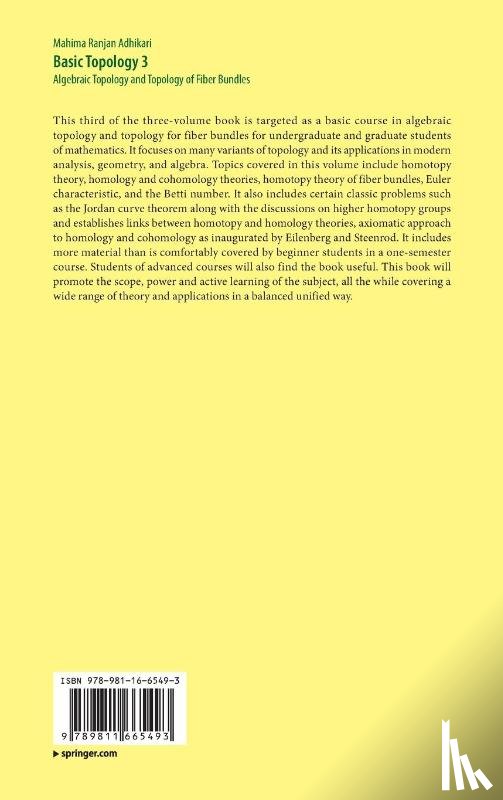 Adhikari, Mahima Ranjan - Basic Topology 3