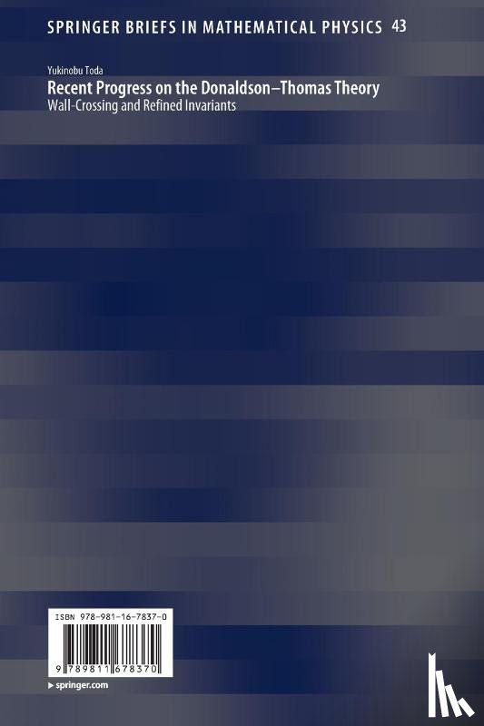 Toda, Yukinobu - Recent Progress on the Donaldson–Thomas Theory