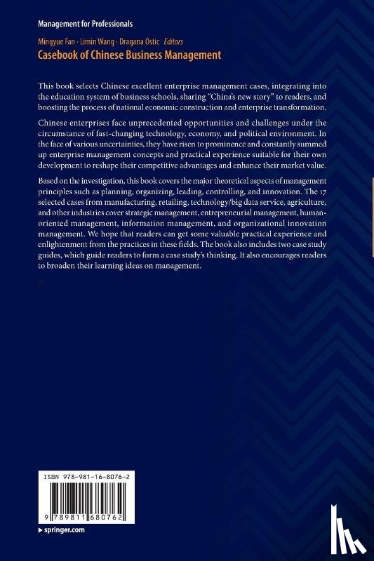  - Casebook of Chinese Business Management