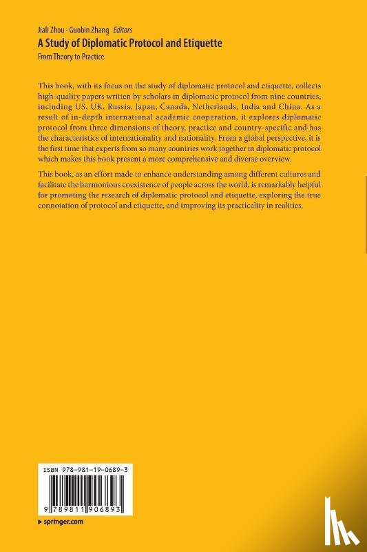 - A Study of Diplomatic Protocol and Etiquette