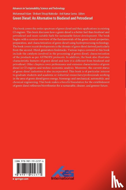  - Green Diesel: An Alternative to Biodiesel and Petrodiesel