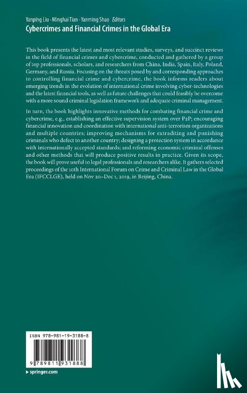  - Cybercrimes and Financial Crimes in the Global Era