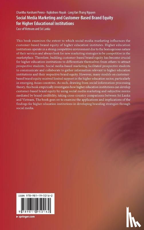 Perera, Charitha Harshani, Nayak, Rajkishore, Nguyen, Long Van Thang - Social Media Marketing and Customer-Based Brand Equity for Higher Educational Institutions