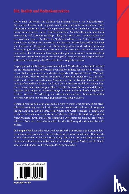 Yan, Fengmin - Bild, Realität und Medienkonstruktion