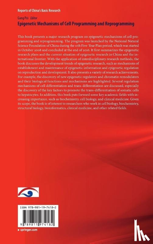  - Epigenetic Mechanisms of Cell Programming and Reprogramming