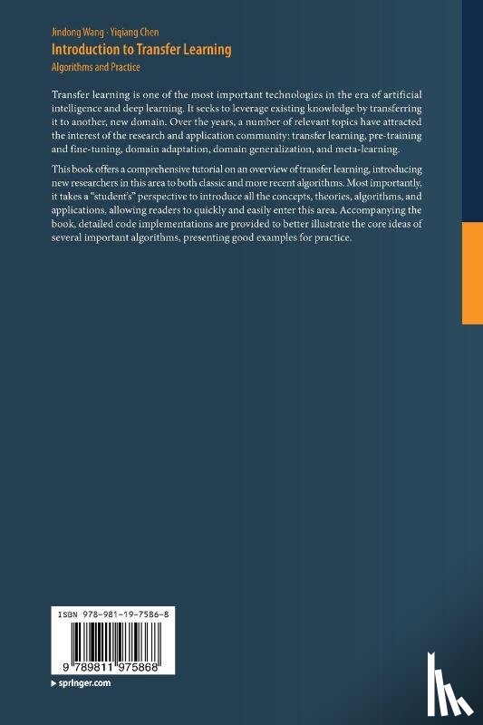 Chen, Yiqiang, Wang, Jindong - Introduction to Transfer Learning