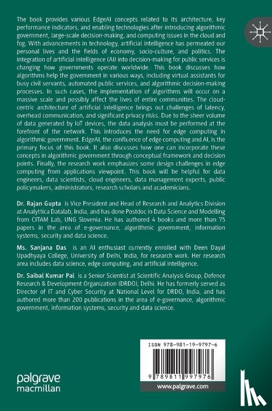 Gupta, Rajan, Das, Sanjana, Pal, Saibal Kumar - EdgeAI for Algorithmic Government